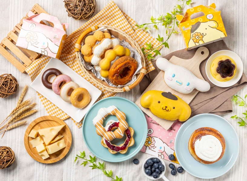 布丁狗變甜甜圈!Mister Donut x三麗鷗推「大耳狗&布丁狗甜甜圈」,再推超萌周邊!