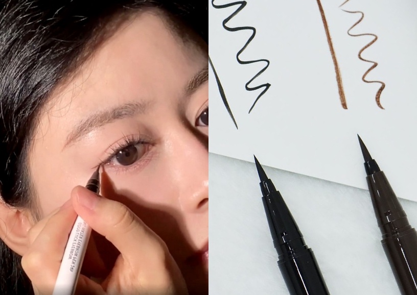 初秋「無眼影眼妝」教學!眼妝乾淨純欲、顯嫩氛圍感太美,不用畫眼影一樣放大眼型