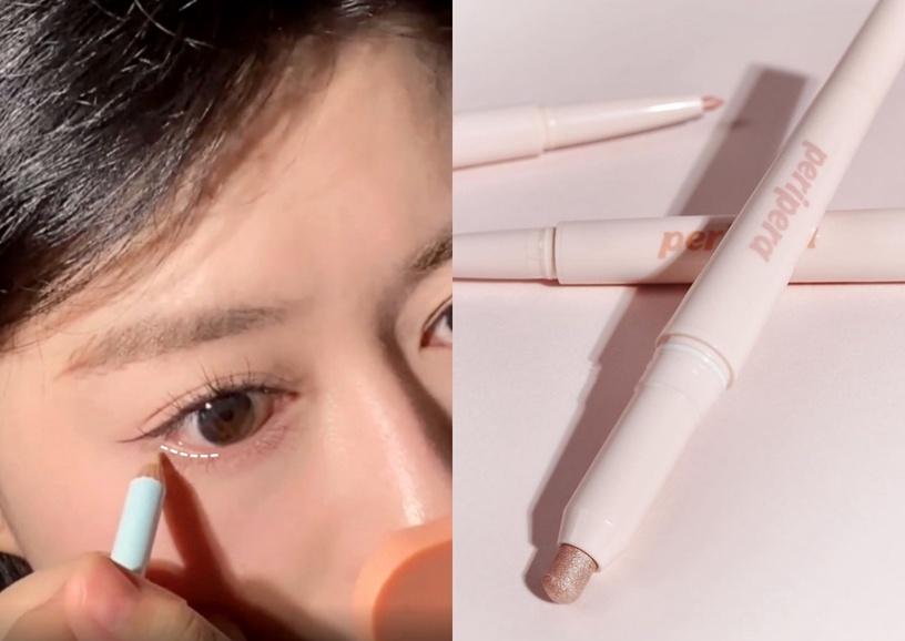 初秋「無眼影眼妝」教學!眼妝乾淨純欲、顯嫩氛圍感太美,不用畫眼影一樣放大眼型