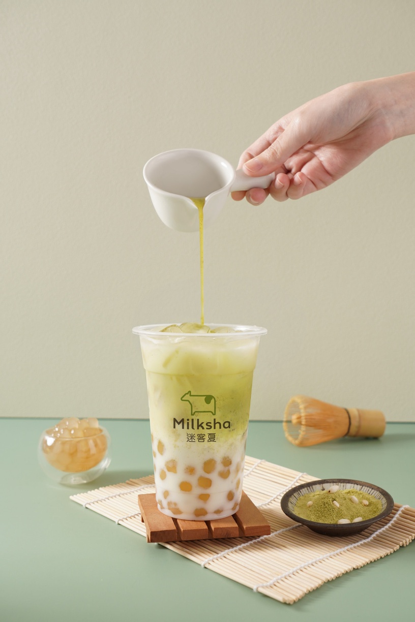 迷客夏抹茶新品「白玉町」,售價70元(M)