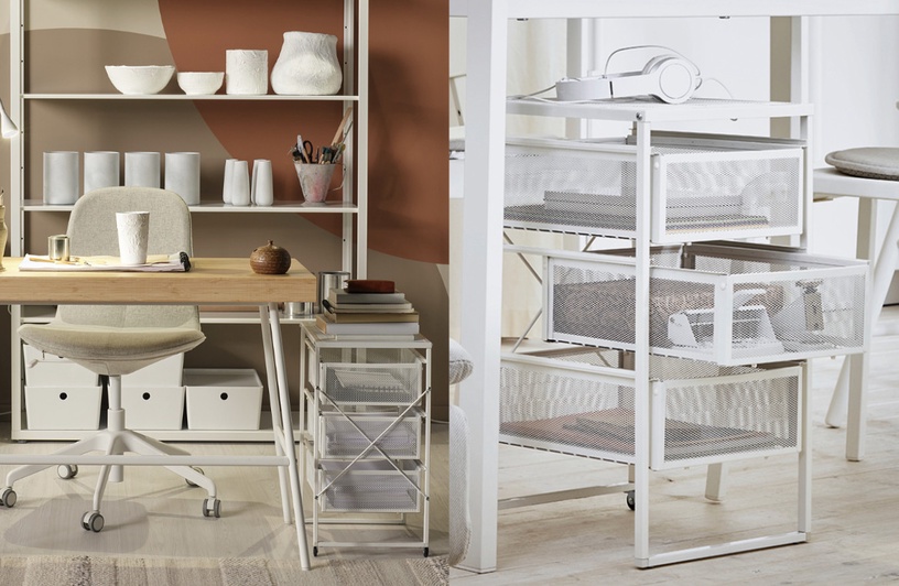 IKEA「書房 / 辦公室好物」推薦Top10!筆電桌、收納櫃實用必收,無線充電盤兩百內入手