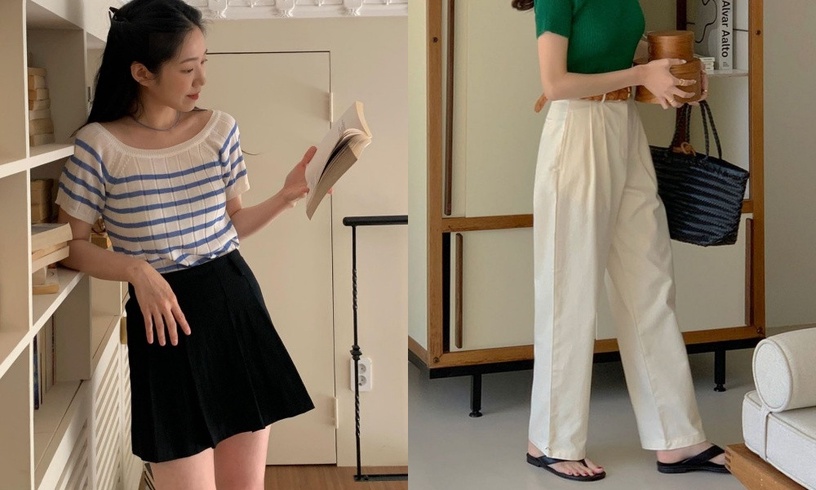 適合穿裙子or褲子?簡單10秒「身型x下身單品」自測法,選對單品巧妙藏肉、營造大長腿