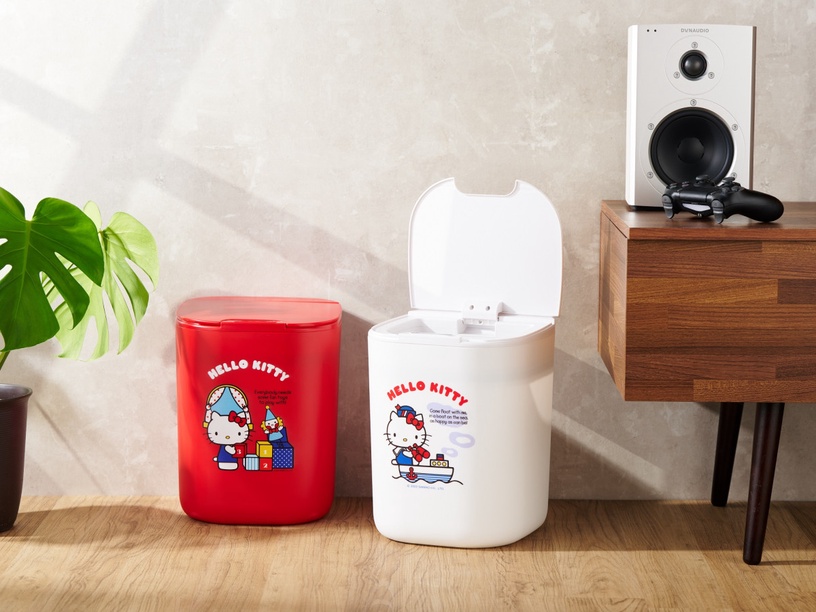 全聯「Hello Kitty生活小物」積分:感應自動開闔垃圾桶