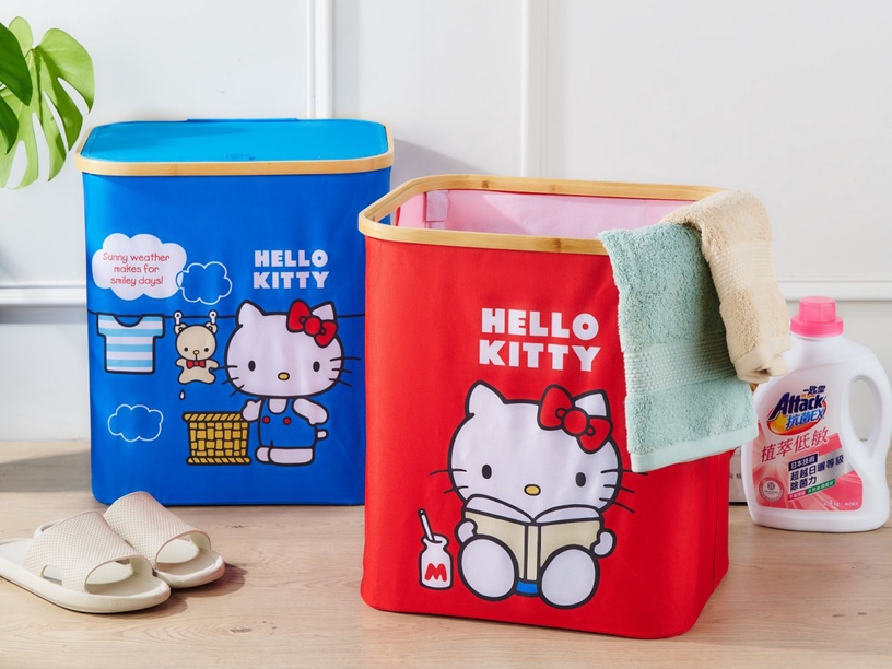 全聯「Hello Kitty生活小物」積分:大容量多功能收納籃