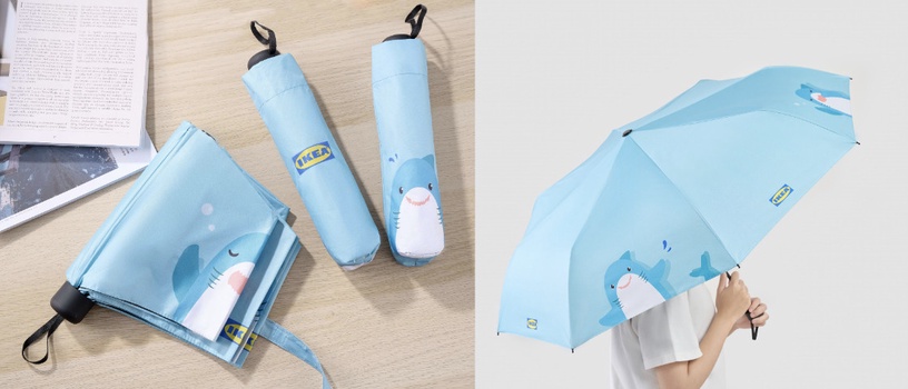 IKEA鯊鯊摺疊傘限量集點送!「快閃購物節」同步登場,最低6折起、這款好物下殺29元