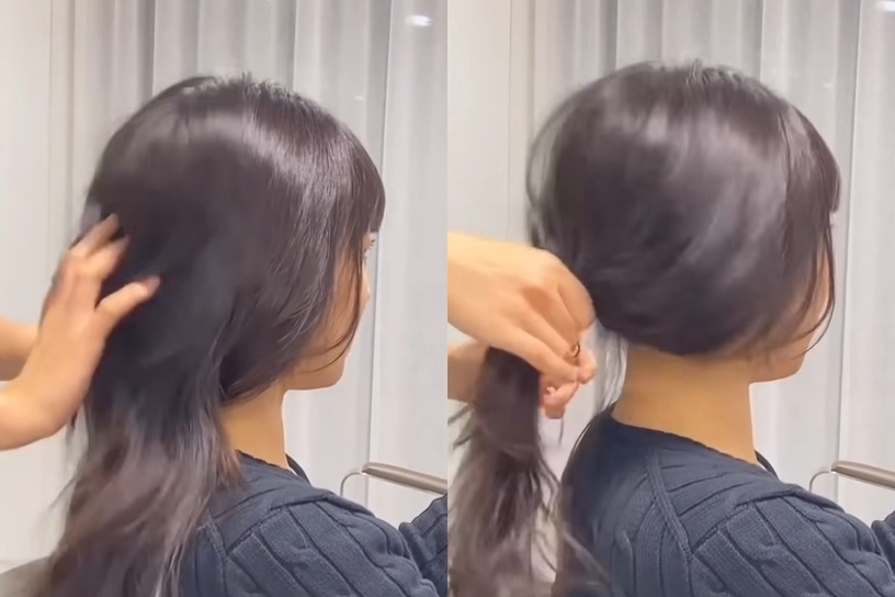 韓系低馬尾怎麼綁不老氣?髮型師馬尾綁法技巧,綁髮前多一步馬尾不扁塌、更修飾臉型
