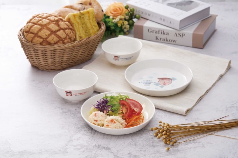 SOGO週年慶「櫻桃小丸子」來店禮「陶瓷雙碗盤組」 兌換時間:11/20~11/21
