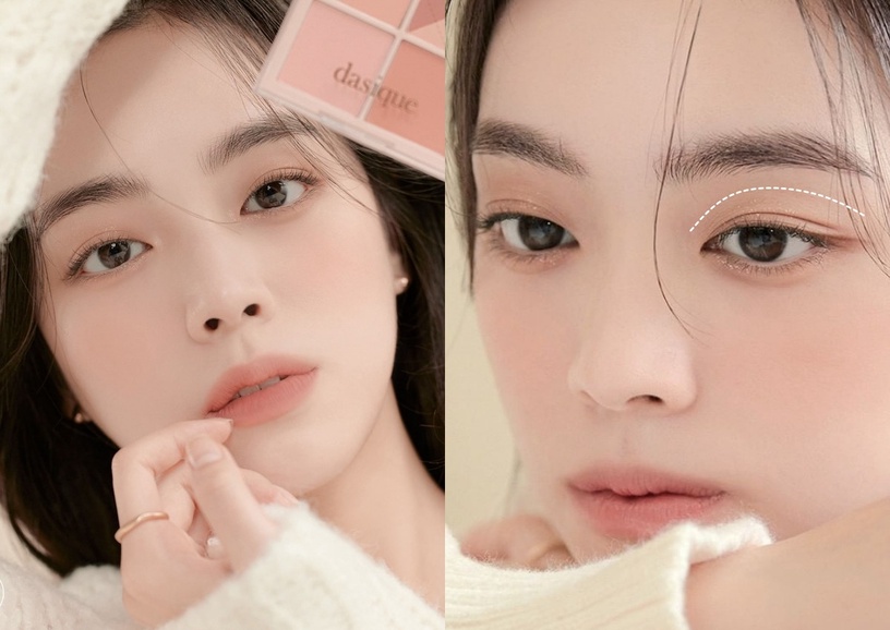 韓系清透感眼影鋪色暈染技巧!鋪色方向、暈染邊界是關鍵,眼影乾淨有層次、修飾種泡感