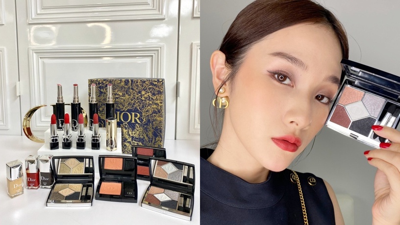 2022聖誕限定美妝:Dior聖誕彩妝 迪奧經典五色眼影 閃耀星辰限量版 (11/1開賣)