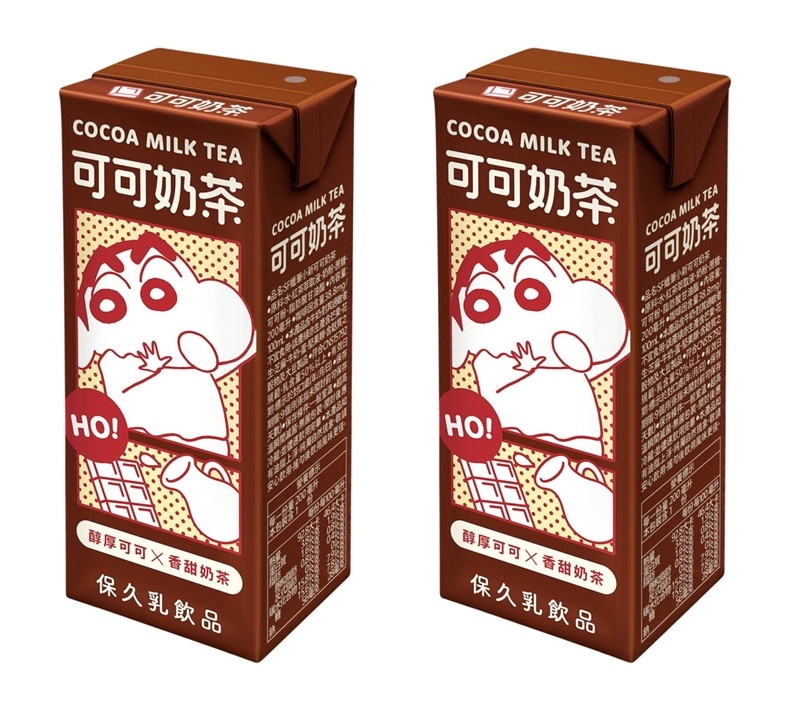 三款「蠟筆小新奶茶」7-11獨家開賣!可可、焦糖兩種風味,香甜醇厚奶茶控必喝