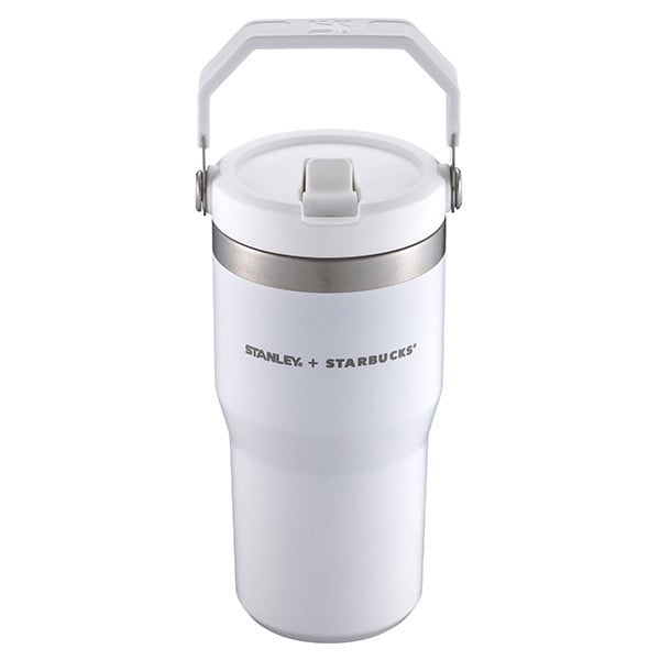 星巴克2022聖誕新品「STANLEY白20OZ不鏽鋼吸管杯」,售價1,650元