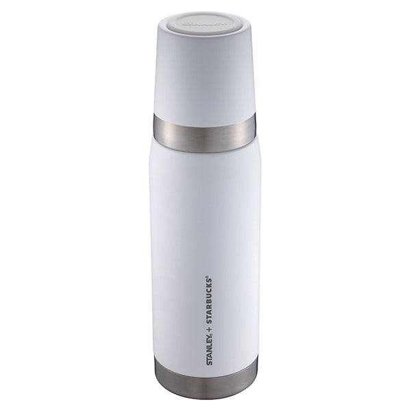 星巴克2022聖誕新品「STANLEY白25OZ不鏽鋼壺,售價2,480元