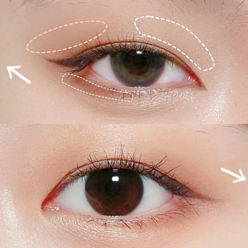 單眼皮、內雙必學韓網眼妝範本!弱化眼影是關鍵,眼妝細緻乾淨、縱向大眼不吃妝
