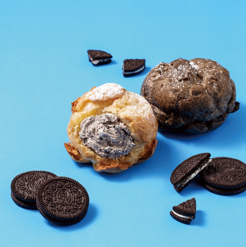 巧克力控開吃!beard papa’s聯名OREO推巧克力餅乾泡芙,OREO+香草內餡「這天」開賣