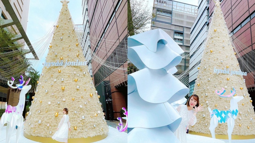 耶誕玻璃屋必打卡!台南新光三越「13米金色聖誕樹」夢幻登場,浪漫燈光秀別錯過