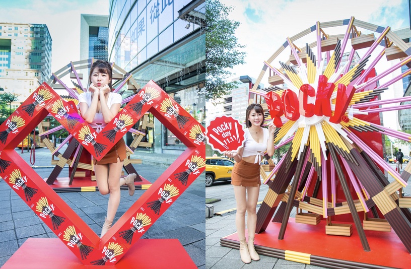 拍照打卡送Pocky!格力高1111活動:Pocky巨型摩天輪快閃信義區,加碼集點送限定大禮包