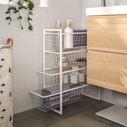 IKEA「百元小空間收納」推薦!收納架顏值高多功能、化妝桌收納必收這款,最低9元入手