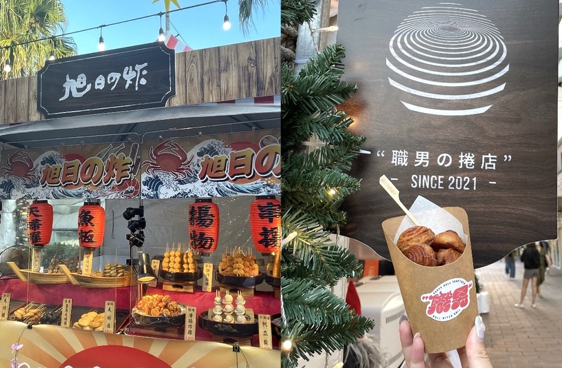 聖誕打卡景點!華泰名品城聖誕村:飄雪聖誕市集、光之廊道、耶誕快餐店,好逛又好拍