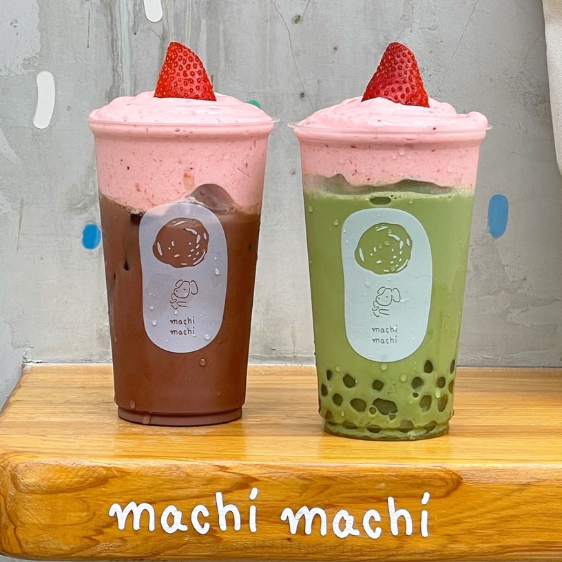 草莓控開喝!麥吉推「草莓奶蓋系列」手搖新品,粉紅草莓奶蓋搭抹茶、可可都讚