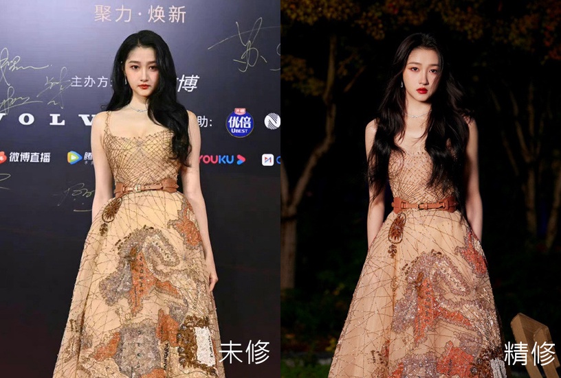 15位陸劇明星紅毯「精修vs未修」!肖戰&王鶴棣帥翻,趙露思被說胖,吳謹言&金晨很災難
