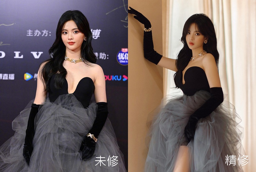 15位陸劇明星紅毯「精修vs未修」!肖戰&王鶴棣帥翻,趙露思被說胖,吳謹言&金晨很災難