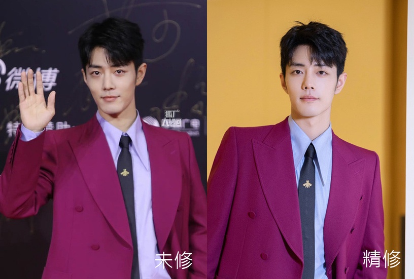 15位陸劇明星紅毯「精修vs未修」!肖戰&王鶴棣帥翻,趙露思被說胖,吳謹言&金晨很災難