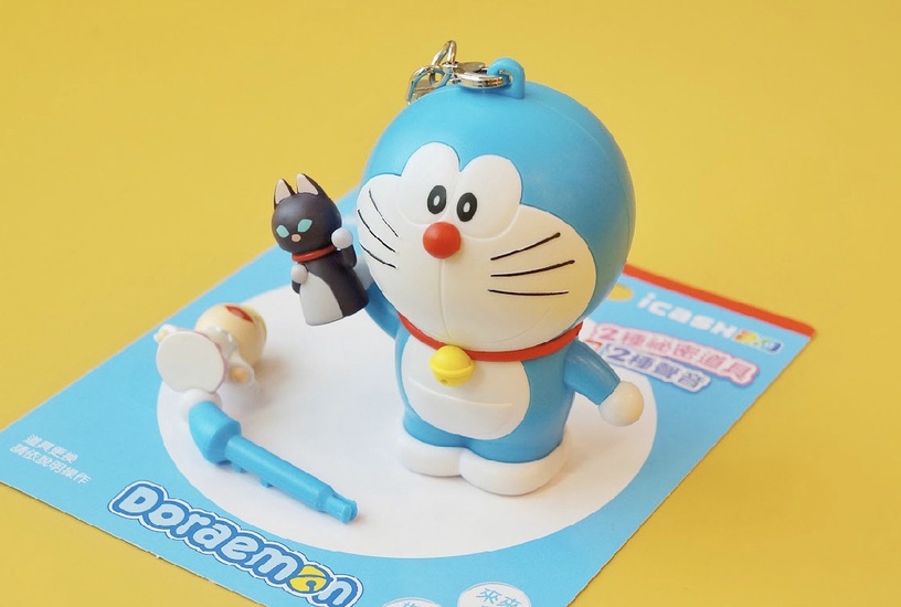 會變聲的哆啦A夢!「哆啦A夢變聲公仔icash2.0」登場,有2種表情4款道具配件,這天開賣