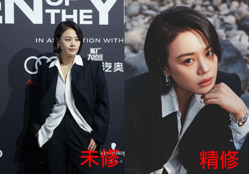 GQ盛典15位明星「精修vs.未修」!王鶴棣&李現同場比帥,白鹿像公主,田曦薇禮服很災難