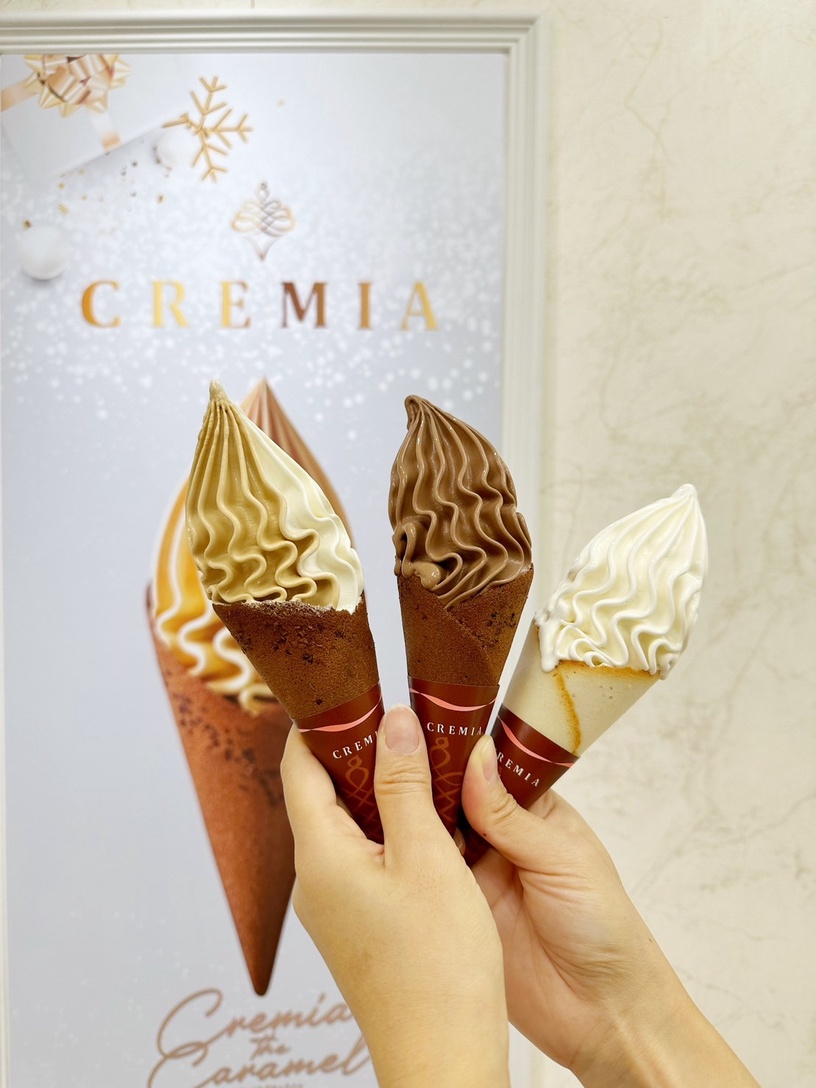 霜淇淋控開吃!台北首間CREMIA品牌概念店插旗中山開幕,原味、巧克力、焦糖都有