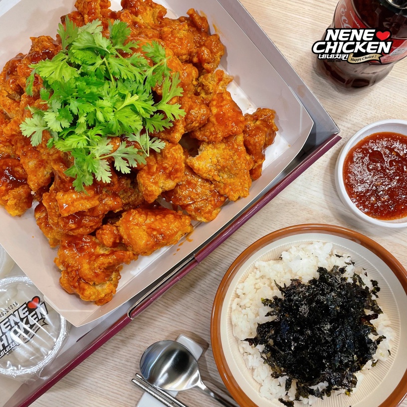 韓式炸雞+香菜!NENE CHICKEN 全新「麻藥爽辣炸雞」,香辣過癮炸雞加香菜炸雞控快衝