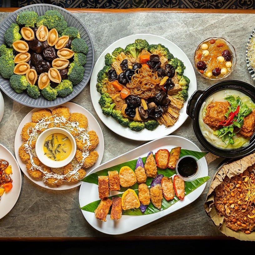 2023素食外帶年菜推薦!陽明春天、養心茶樓推異國風素食年菜,米其林認證年菜在這家