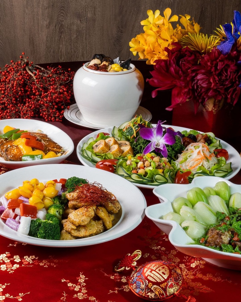 2023素食外帶年菜推薦!陽明春天、養心茶樓推異國風素食年菜,米其林認證年菜在這家