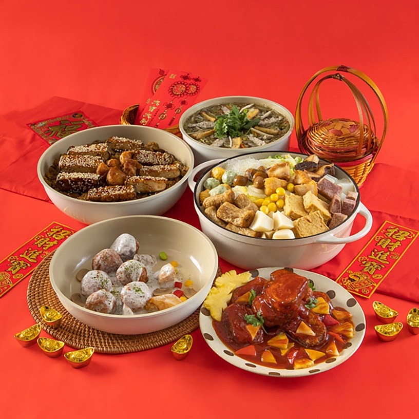 2023素食外帶年菜推薦!陽明春天、養心茶樓推異國風素食年菜,米其林認證年菜在這家
