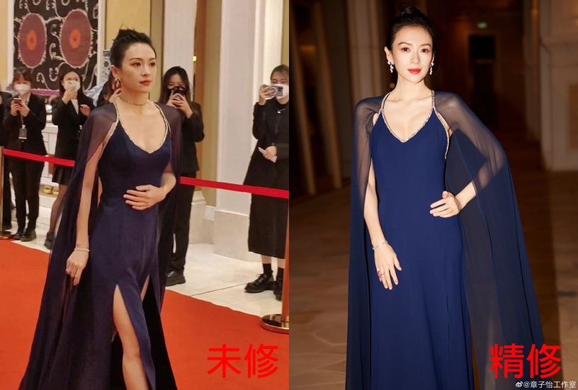 14位明星紅毯精修vs未修!章子怡氣場秒殺,劉亦菲佟麗婭美,宋威龍仍帥,而他狀態有差