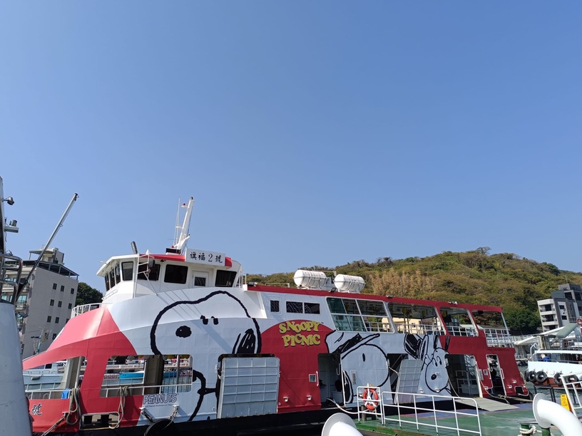 史努比變身海上渡輪!史努比海上巴士啟航,超萌史努比陪你一起看海!期間限定別錯過