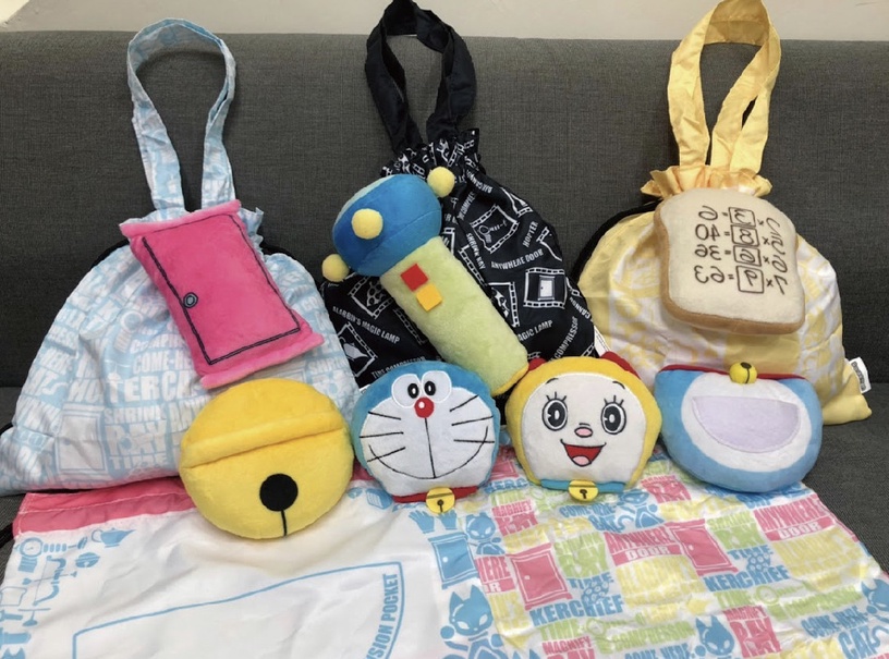 7-11「哆啦A夢絨毛束口袋」7款預購開跑:哆啦A夢、哆啦美、秘密道具,可愛實用超欠收