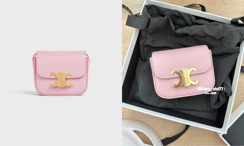CELINE 2023春季「櫻花粉」太欠買!AVA腋下包、手提馬鞍包絕美必收,這款五萬有找