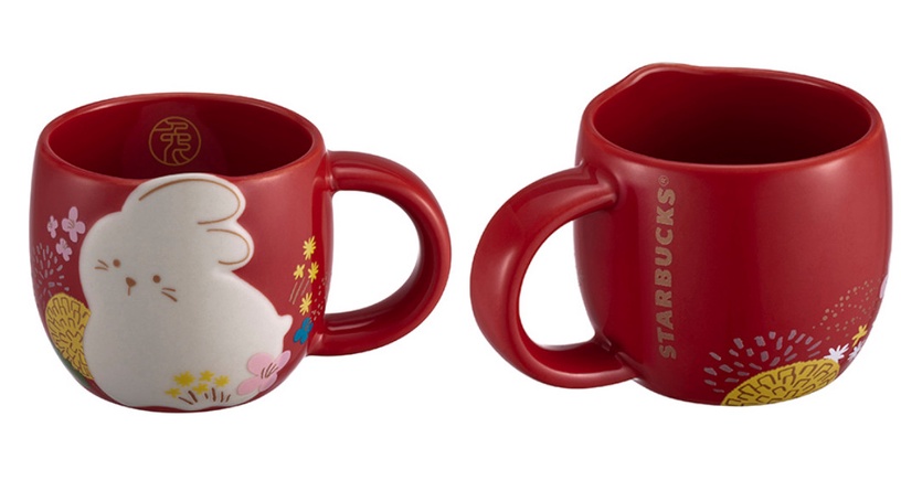 星巴克2023兔年限定「金兔馬克杯」,售價:(3OZ) 400元、(12OZ)580元