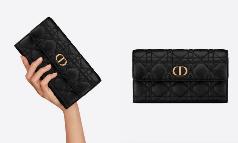 2023精品長夾推薦:DIOR CARO 錢包,NT$31,000