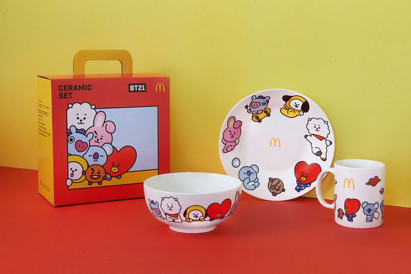 麥當勞買一送一!麥當勞過年限定「薯來堡」回歸,加碼BT21餐具限量開賣,再享買一送一
