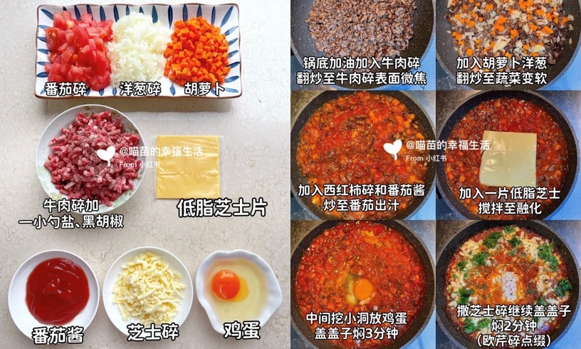減脂「牛肉料理食譜」推薦!蕃茄牛肉溫泉蛋、起士彩椒捲餅好吃又飽腹,這道10分鐘完成
