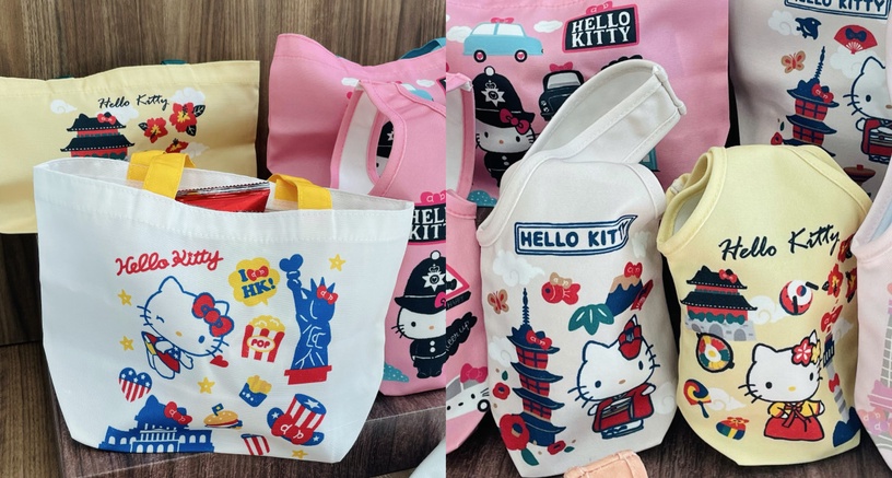 7-11「Hello Kitty玩遊世界提袋」加購99元,Kitty泡麵碗、疊疊杯、行李箱、相機超欠收