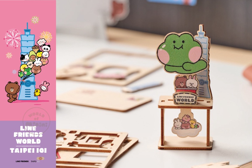 熊大登陸台北101!「LINE FRIENDS WORLD」特展,4米高熊大必拍,kafeD限定餐點太可愛