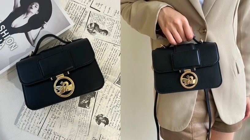 GUCCI 老花迷你托特包,約NT$43,500