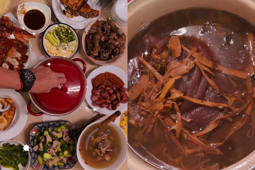 2023農曆新年明星年夜飯合集!ELLA榴蓮大餐有味道、楊冪年菜太樸實,李現、鬼鬼親下廚