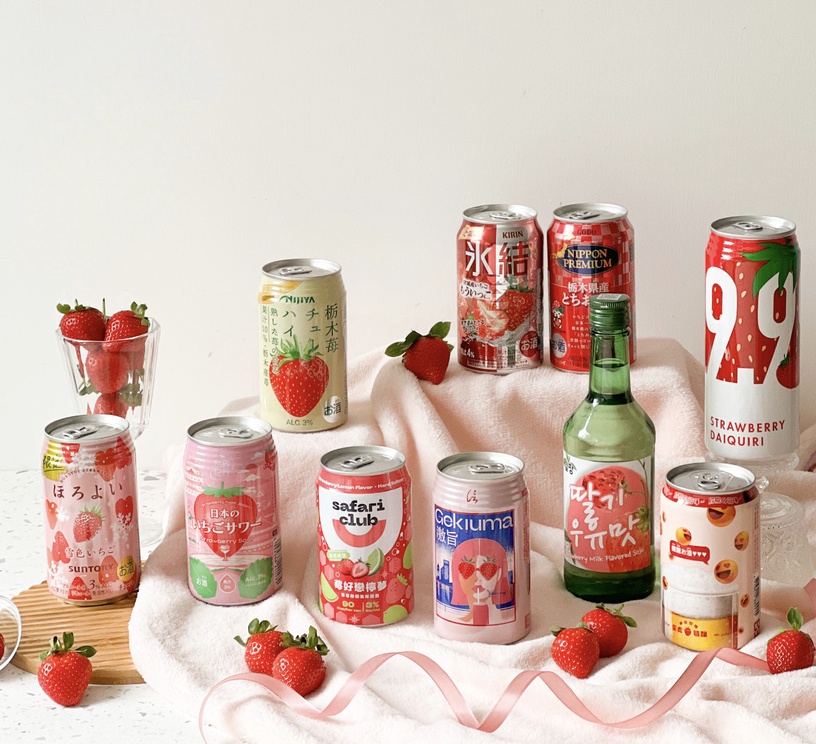 7-11「草莓季」百款新品:櫻桃小丸子草莓果茶、春日莓好氣泡珍珠、蠟筆小新雲朵燒必吃