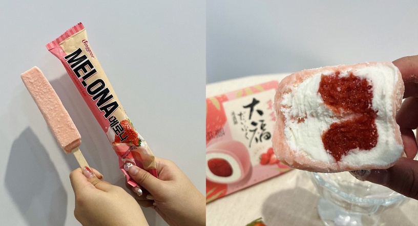 7-11「草莓季」百款新品:櫻桃小丸子草莓果茶、春日莓好氣泡珍珠、蠟筆小新雲朵燒必吃