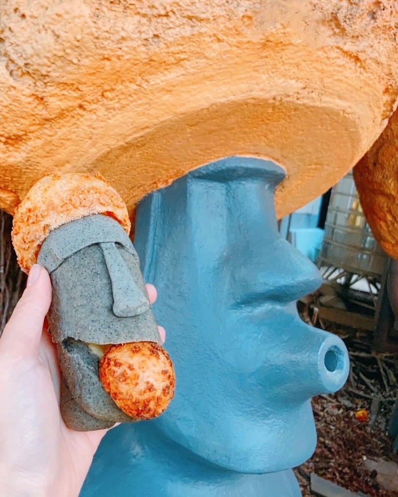 能吃的摩艾石像!摩艾石像造型美食推薦:造型冰磚、摩艾石像雞蛋糕,萌到無從下口