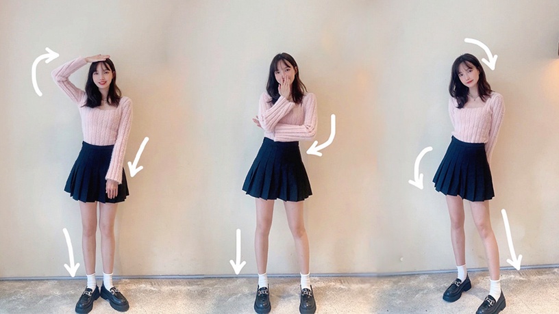 拍照POSE怎麼擺?顯瘦「全身拍照姿勢」一看就會,視覺顯瘦5公斤、長腿一秒get