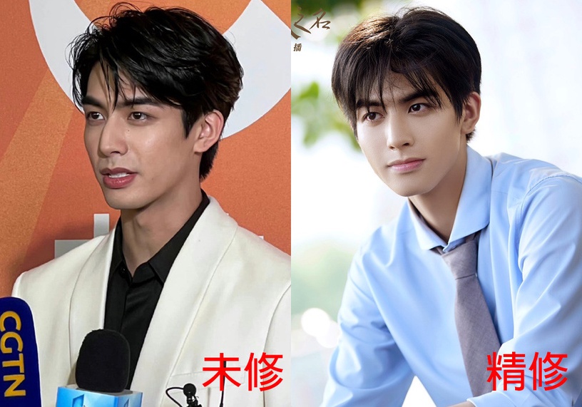 10位陸劇男星精修vs.未修!陳飛宇被狂吐嘈,肖戰好瘦,王鶴棣&吳磊零差異,楊洋是真帥